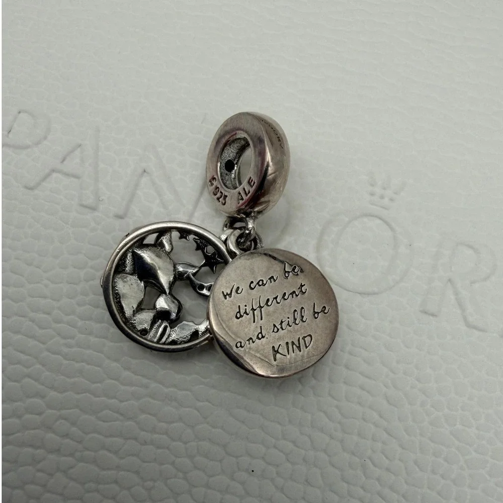 Pandora Fox and Rabbit Dangle Charm - Woodland Friendship S925 - NWT‎